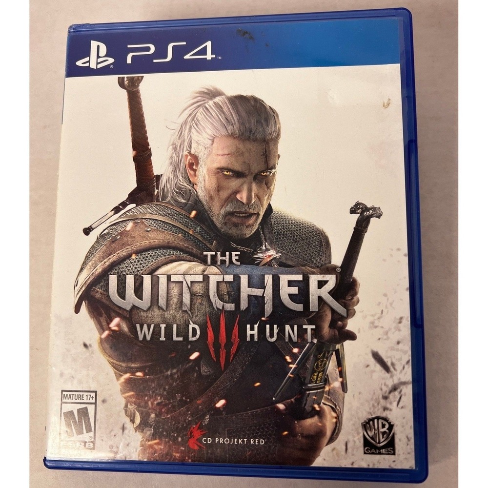 The Witcher 3 Wild Hunt PS4 PlayStation 4 Game with Manual‎  CIB
